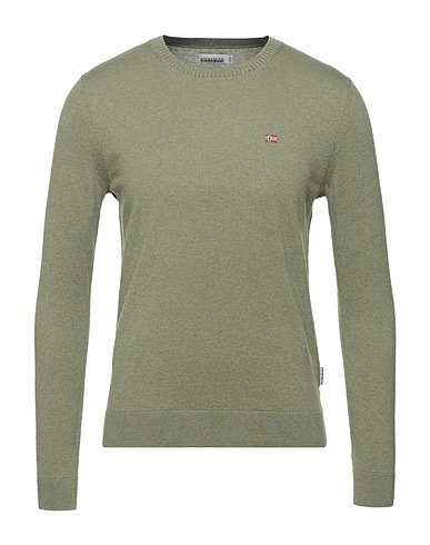 NAPAPIJRI Sweater Military green 100% Cotton