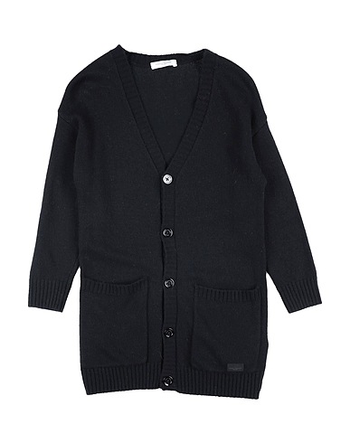 PAOLO PECORA Cardigan Black 33% Viscose, 23% Polyamide, 20% Cotton, 20% Lambswool, 4% Cashmere