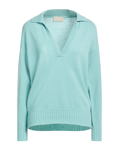 DRUMOHR Kaschmirpullover Himmelblau 100% Kaschmir