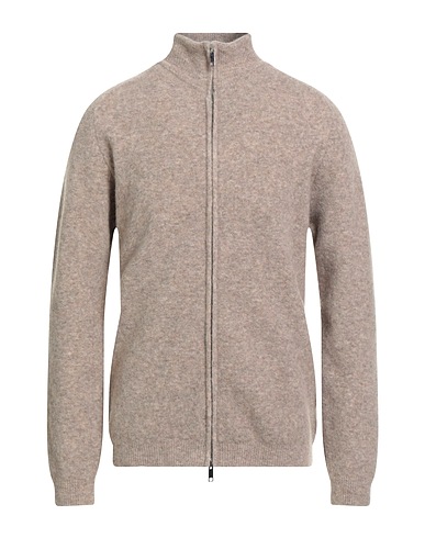 DANIELE FIESOLI Cardigan Light grey 90% Wool, 10% Cashmere