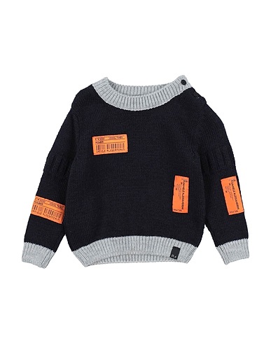 DANIELE ALESSANDRINI Jumper Midnight blue 74% Acrylic, 26% Polyester