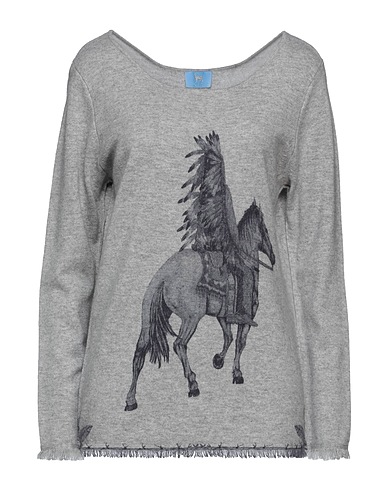 CASHMERE CONCEPT Pullover Grigio 70% Lana Merino, 30% Cachemire