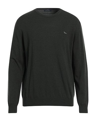HARMONT & BLAINE Sweater Dark green 35% Polyamide, 30% Wool, 30% Viscose, 5% Cashmere