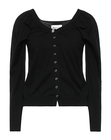SEMICOUTURE Strickjacke Schwarz 72% Viskose, 28% Polyester