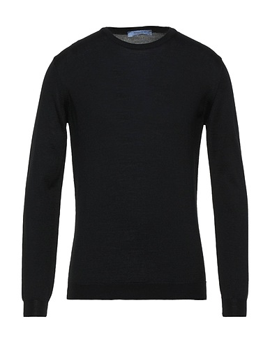 GAZZARRINI Jumper Black 50% Merino Wool, 50% Acrylic