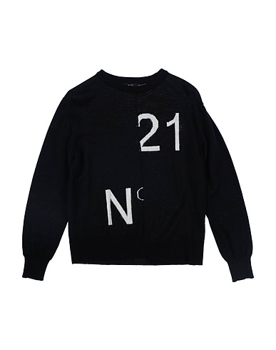 N°21 Jumper Black 50% Acrylic, 50% Wool, Polyamide, Mohair wool