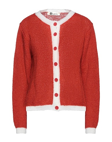 EBARRITO Cardigan Rust 50% Acrylic, 30% Polyamide, 10% Wool, 10% Mohair wool