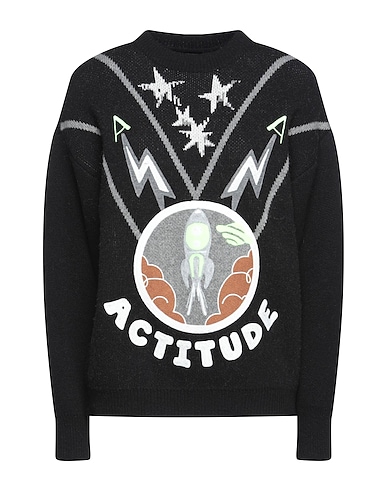 ACTITUDE by TWINSET Jumper Black 50% Polyamide, 50% Wool, Acrylic