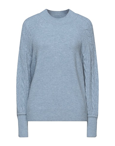 BEATRICE .B Sweater Sky blue 50% Acrylic, 29% Polyamide, 19% Wool, 2% Elastane