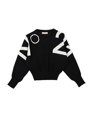 N°21 Pullover Nero 50% Acrilico, 50% Lana, Poliammide, Lana mohair