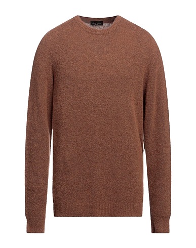 ROBERTO COLLINA Cashmere jumper Camel 71% Cashmere, 19% Silk, 10% Polyester