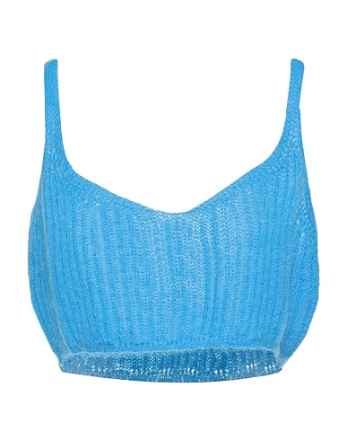 SOLOTRE Top Azzurro 50% Lana mohair, 30% Poliammide, 20% Lana Merino