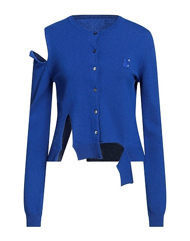ADER ERROR Cardigan Bright blue 60% Wool, 35% Nylon, 5% Cashmere
