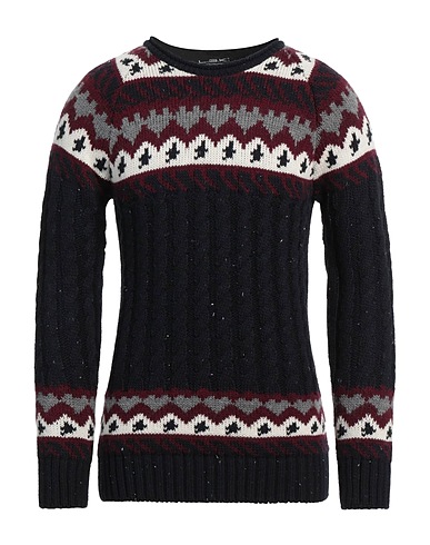 L.B.K. Pullover Blu notte 60% Acrilico, 25% Cotone, 15% Lana