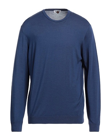 HERITAGE Jumper Navy blue 70% Virgin Wool, 20% Silk, 10% Cashmere