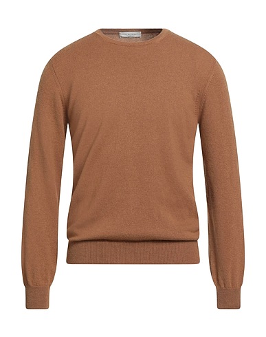 FILIPPO DE LAURENTIIS Cashmere blend Camel 100% Cashmere
