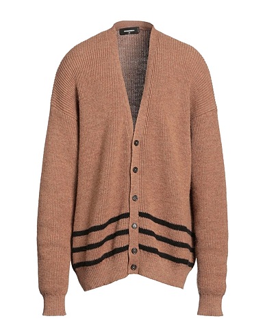 DSQUARED2 Cardigan Camel 75% Alpaca wool, 25% Polyamide