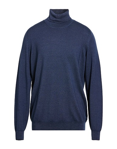 DRUMOHR Turtleneck Midnight blue 100% Merino Wool