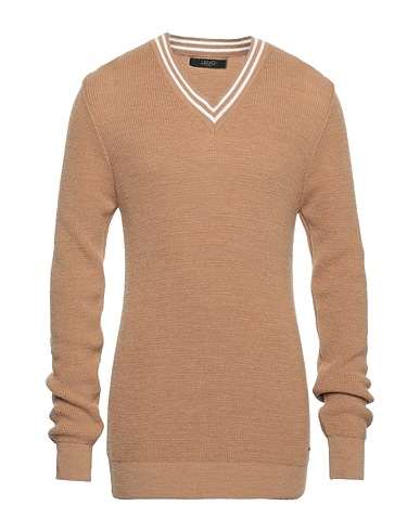 LIU •JO MAN Jumper Camel 65% Acrylic, 35% Wool