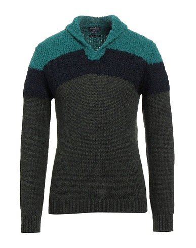 WOOLRICH Sweater Deep teal 35% Alpaca wool, 29% Wool, 22% Acrylic, 14% Polyamide