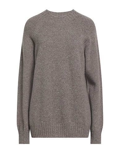 DRUMOHR Pullover Grau 100% Lammwolle