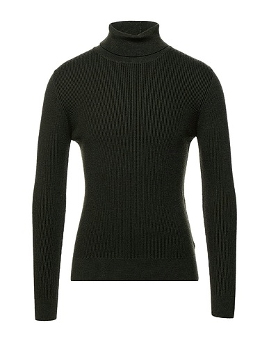 DIKTAT Turtleneck Military green 76% Virgin Wool, 22% Viscose, 2% Polyamide