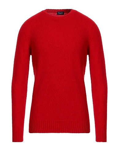 DRUMOHR Pullover Rot 100% Lammwolle