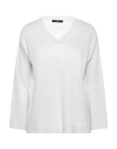 SEVENTY VENEZIA Pullover Grigio chiaro 65% Viscosa, 14% Poliammide, 11% Fibra di metallo, 10% Poliestere