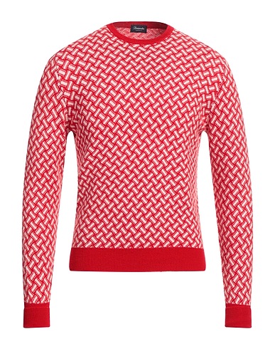 DRUMOHR Maglia in Cachemire Rosso pomodoro 100% Cachemire