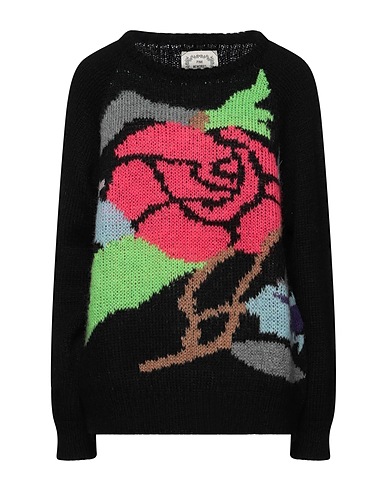 PINK MEMORIES Jumper Black 36% Acrylic, 30% Mohair wool, 30% Polyamide, 4% Wool