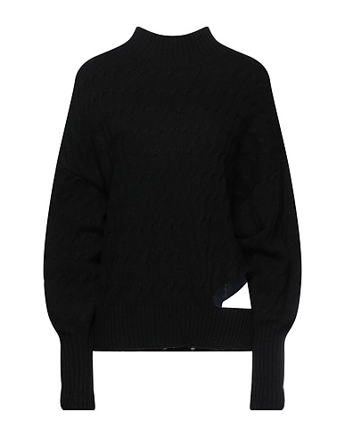 PINKO Rollkragenpullover Schwarz 33% Viskose, 23% Polyamid, 20% Baumwolle, 20% Wolle, 4% Kaschmir
