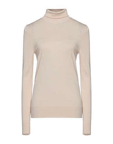 CHLOÉ Rollkragenpullover Beige 100% Wolle, Polyamid, Elastan
