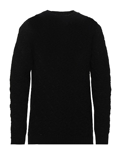 PAOLO PECORA Sweater Black 100% Virgin Wool
