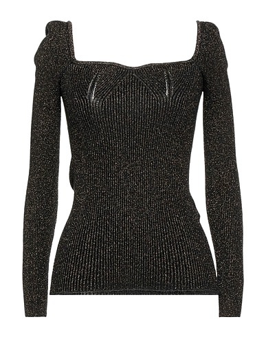 LIU •JO Jumper Black 52% Viscose, 28% Polyamide, 14% Polyester, 6% Metallic Polyester