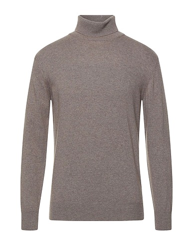 HERMAN & SONS Col roulé Kaki 80% Laine, 20% Cachemire