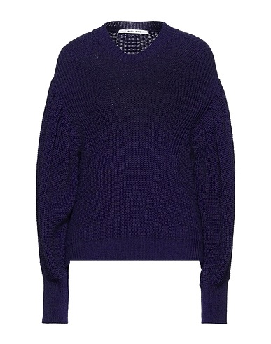 ANGELA DAVIS Pullover Viola scuro 75% Acrilico, 10% Viscosa, 10% Lana, 5% Lana di alpaca