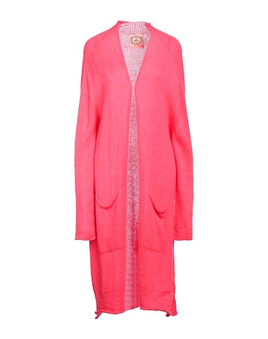 PINK MEMORIES Cardigan Fuchsia 36% Acrylic, 30% Mohair wool, 30% Polyamide, 4% Wool