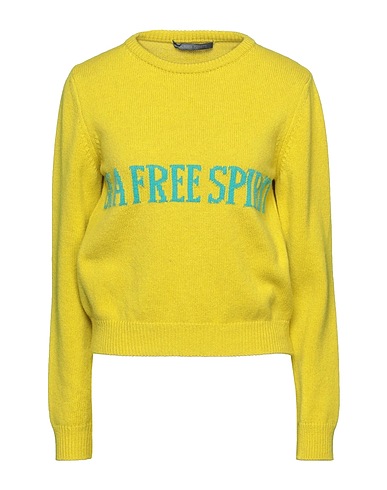 ALBERTA FERRETTI Jumper Lime green 50% Cashmere, 50% Virgin Wool