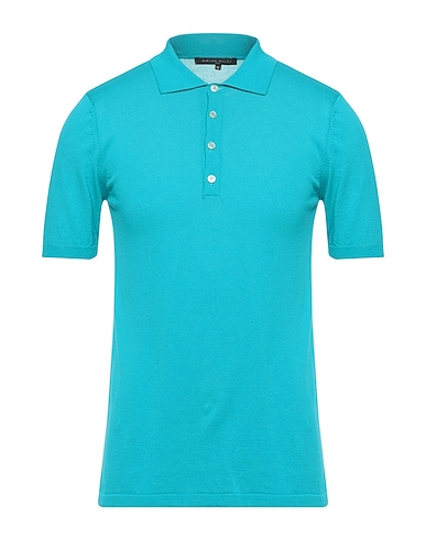 BRIAN DALES Sweater Turquoise 100% Cotton