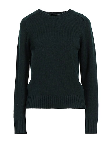 LAMBERTO LOSANI Pullover Verde scuro 80% Lana Vergine, 10% Cachemire, 10% Seta