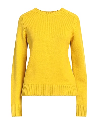 LAMBERTO LOSANI Jumper Mustard 80% Virgin Wool, 10% Cashmere, 10% Silk