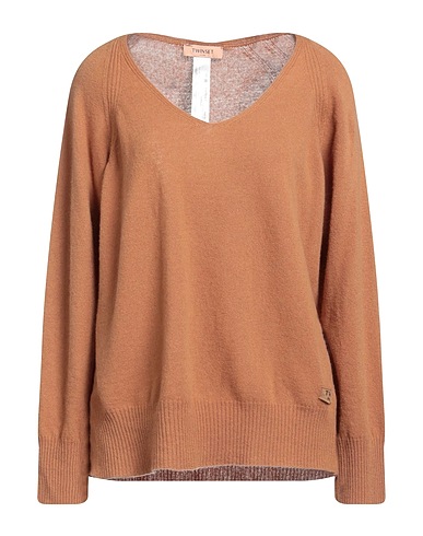 TWINSET Sweater Camel 58% Virgin Wool, 42% Cashmere