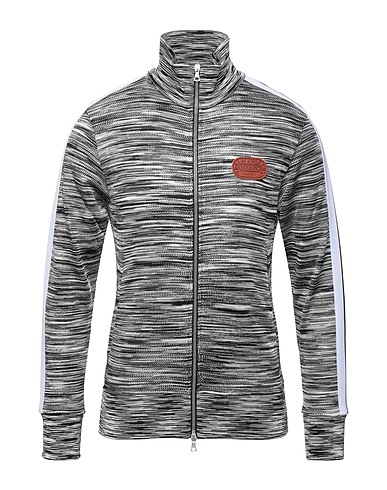 PALM ANGELS x MISSONI Cardigan Nero 97% Viscosa, 3% Poliammide, Poliestere, Pelle
