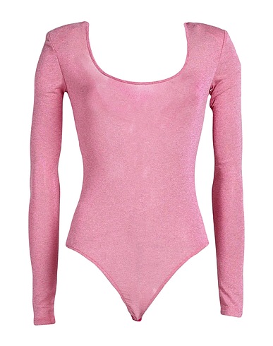 PINKO TOPWEAR Fuchsia 66% Viscose, 15% Metallic fiber, 14% Polyamide, 5% Elastane