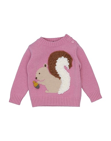 IL GUFO Jumper Pink 100% Virgin Wool