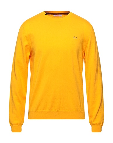 SUN 68 Jumper Marigold 50% Merino Wool, 50% Cotton