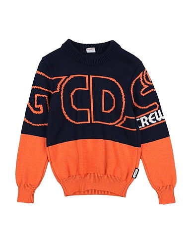 GCDS MINI Jumper Midnight blue 50% Virgin Wool, 50% Acrylic