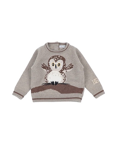 DOLCE&GABBANA Jumper Beige 40% Virgin Wool, 25% Polyamide, 25% Viscose, 10% Cashmere