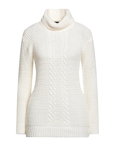 EXTE Polo neck White 70% Acrylic, 30% Wool