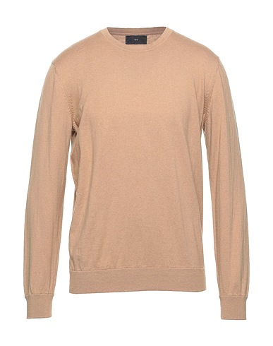LIU •JO MAN Jumper Beige 45% Cotton, 30% Polyamide, 20% Wool, 5% Cashmere